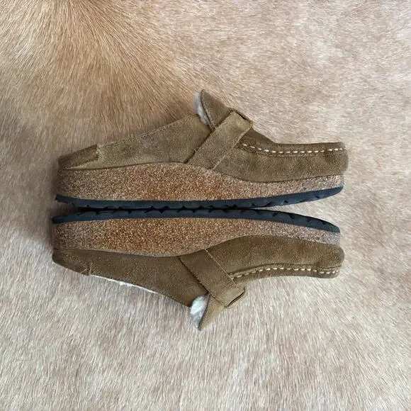 Birkenstock Buckley shearling clogs slippers mules - Picture 5 of 6